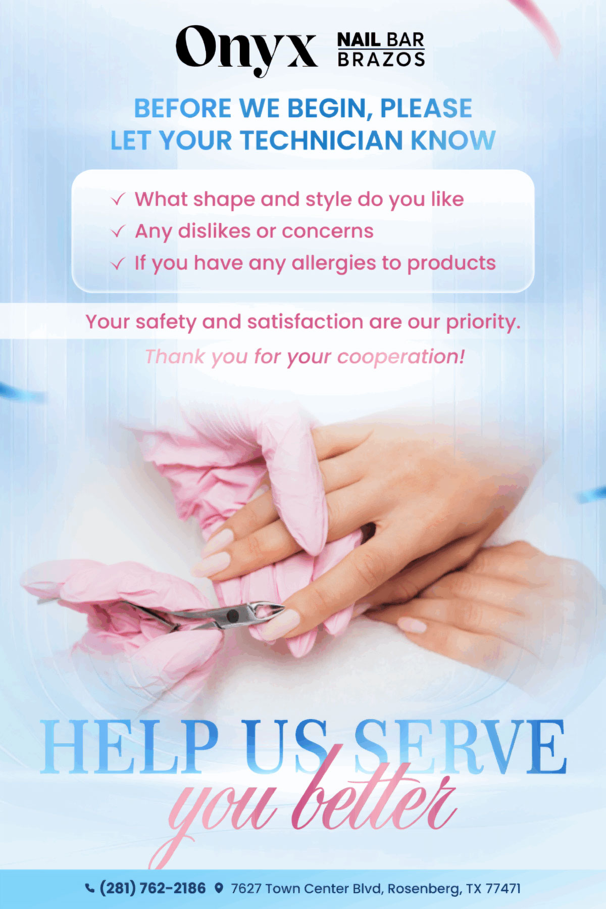 ONYX NAIL BAR BRAZOS